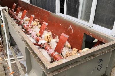 Laveuse à palettes de manioc (machine à laver les pommes de terre)