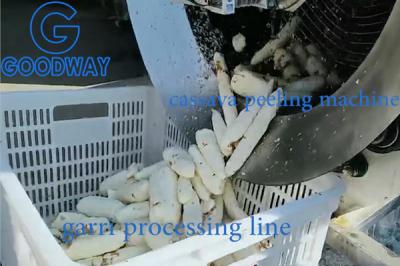 Machine à éplucher et à laver le manioc